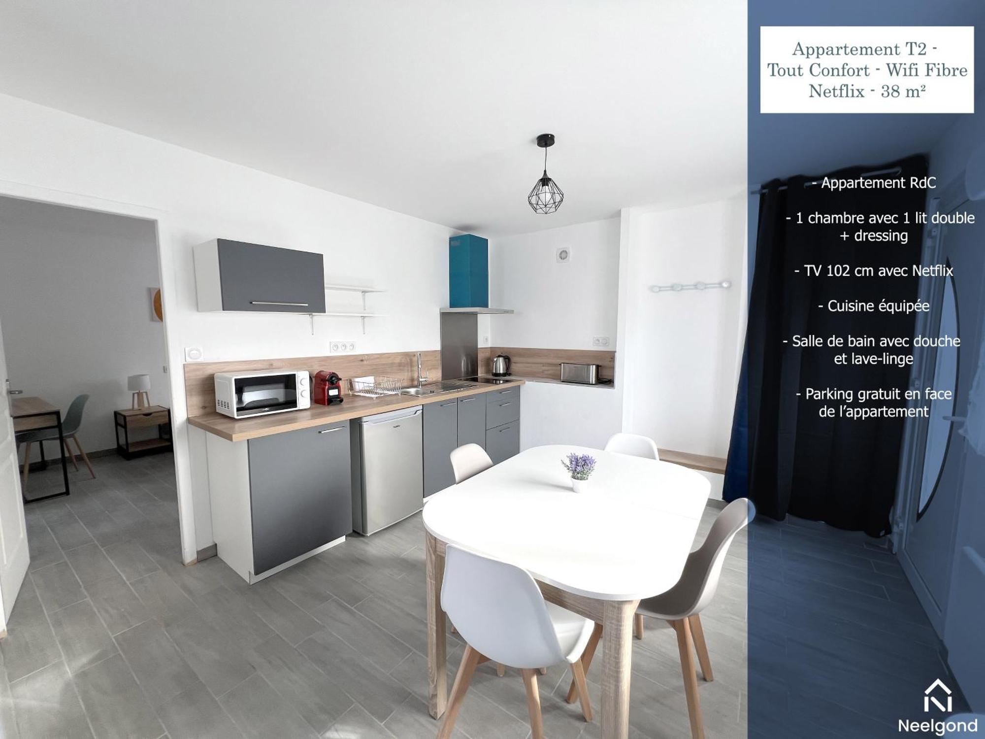 178B - Appartement T2 Tout Confort - Wifi Netflix Le Gond-Pontouvre Екстериор снимка